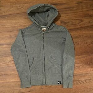 American Giant Heather Gray women’s medium zip up jacket